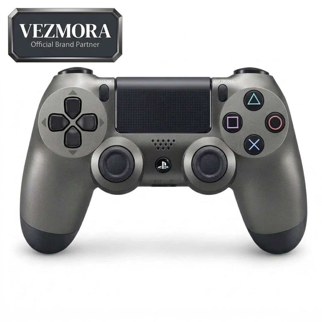 Vezmora Sony DualShock 4 Wireless Controller for PlayStation 4 - Titanium Blue Edition