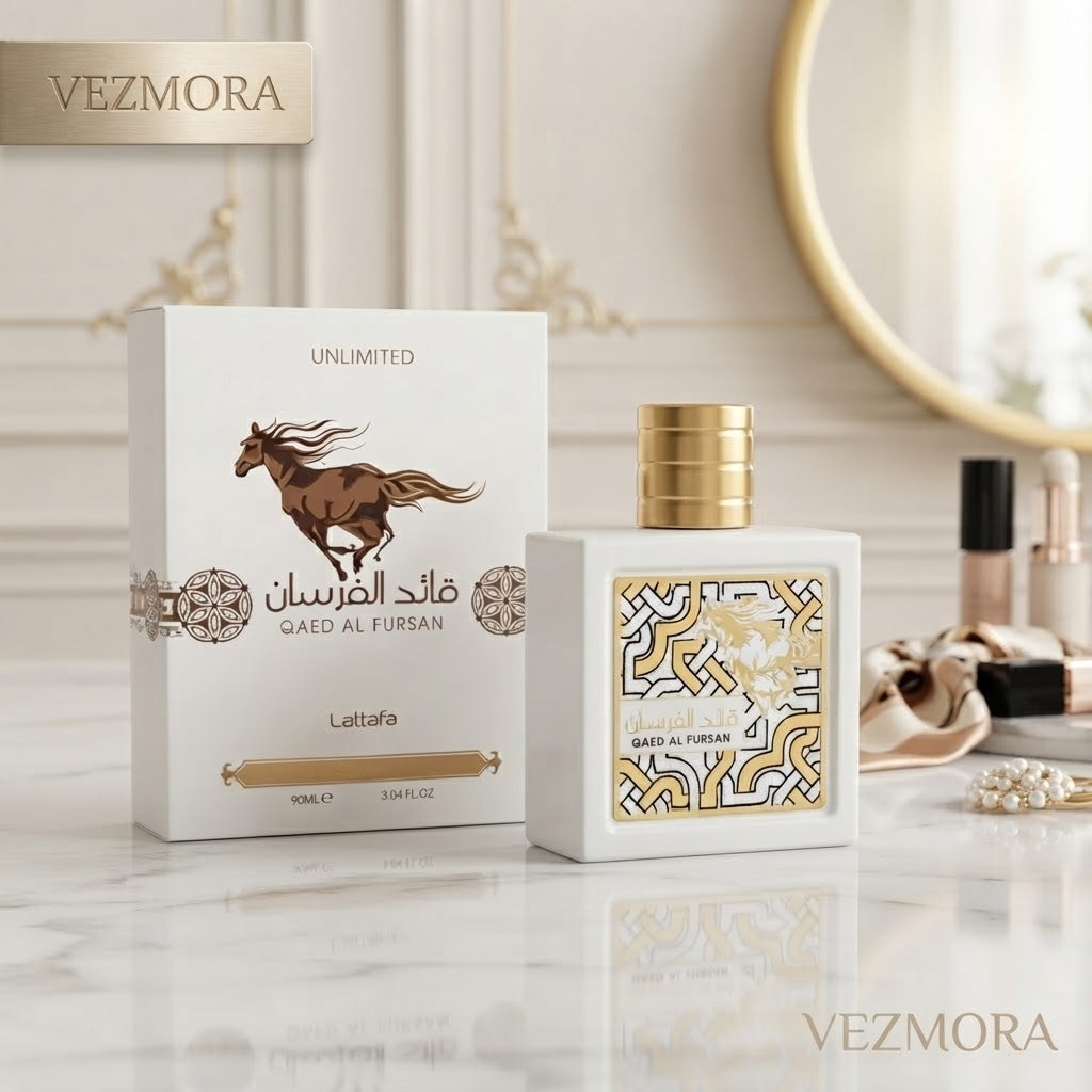 VEZMORA Qaed Al Fursan Unlimited Lattafa Eau de Parfum | 90ml / 3.04 FL. OZ.