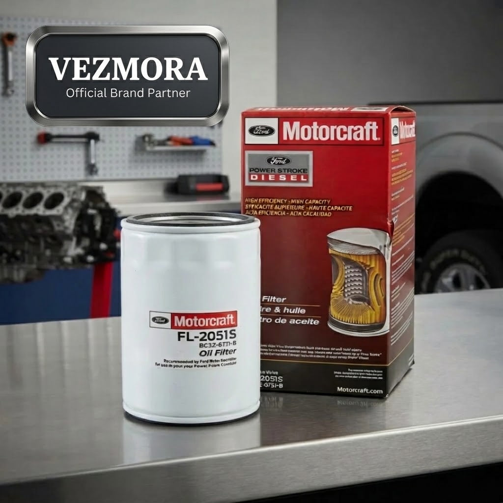 VEZmora Genuine Motorcraft Power Stroke Diesel Oil Filter - FL-2051S (BC3Z-6731-B)