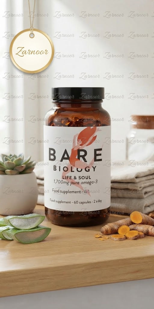Vezmora Bare Biology Life & Soul Pure Omega-3 1,700mg Food Supplement - 60 Capsules - Vezmora