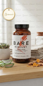 Vezmora Bare Biology Life & Soul Pure Omega-3 1,700mg Food Supplement - 60 Capsules - Vezmora