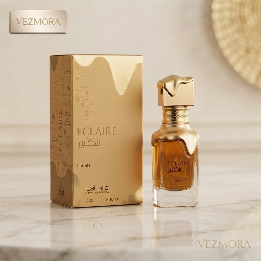 VEZmora Lattafa Eclaire Gold Edition Eau de Parfum - Luxury Fragrance Spray (100 ml / 3.4 Fl Oz)
