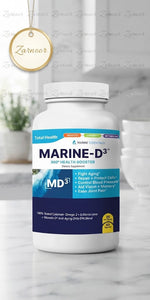 Vezmora Marine Essentials Marine-D3 360° Health Booster Dietary Supplement - 60 Capsules - Vezmora
