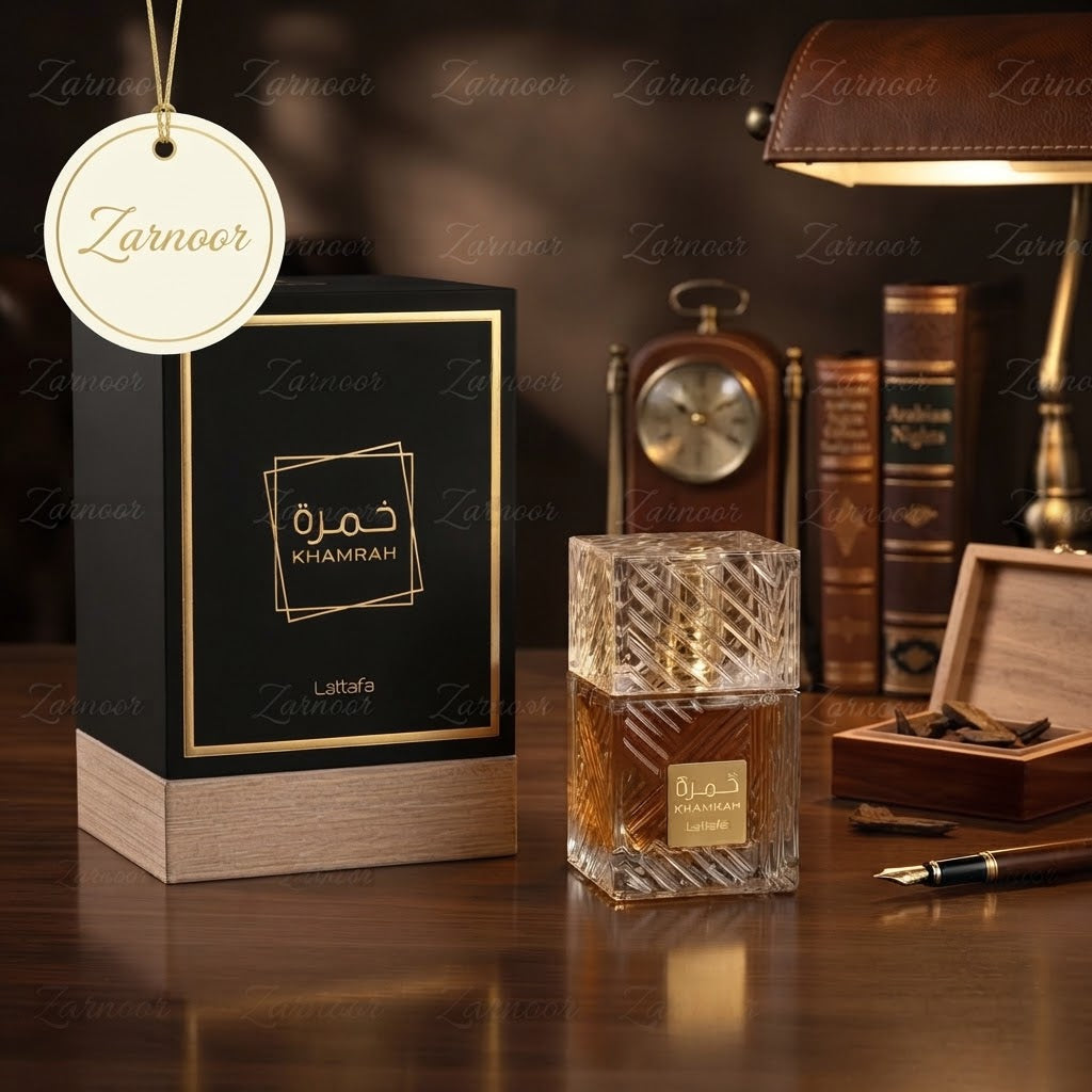 Lattafa Khamrah Eau de Parfum - Luxury Fragrance Spray (100 ml / 3.4 Fl Oz) - Vezmora