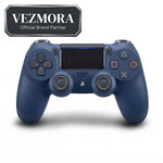 Vezmora Sony DualShock 4 Wireless Controller for PlayStation 4 - Midnight Blue Edition