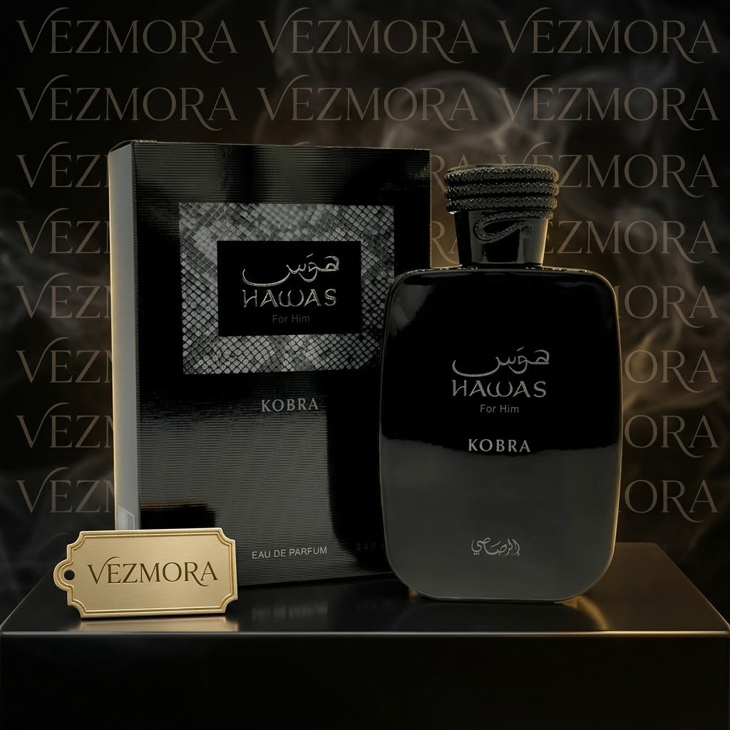 Rasasi Hawas Kobra Eau de Parfum for Him – 100ml / 3.4 oz | VEZMORA Official Brand Partner