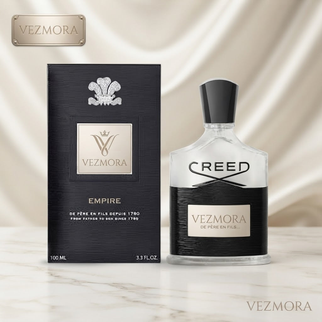 VEZmora Creed Aventus Eau De Parfum for Men (4.0 fl. oz. / 120 ml)