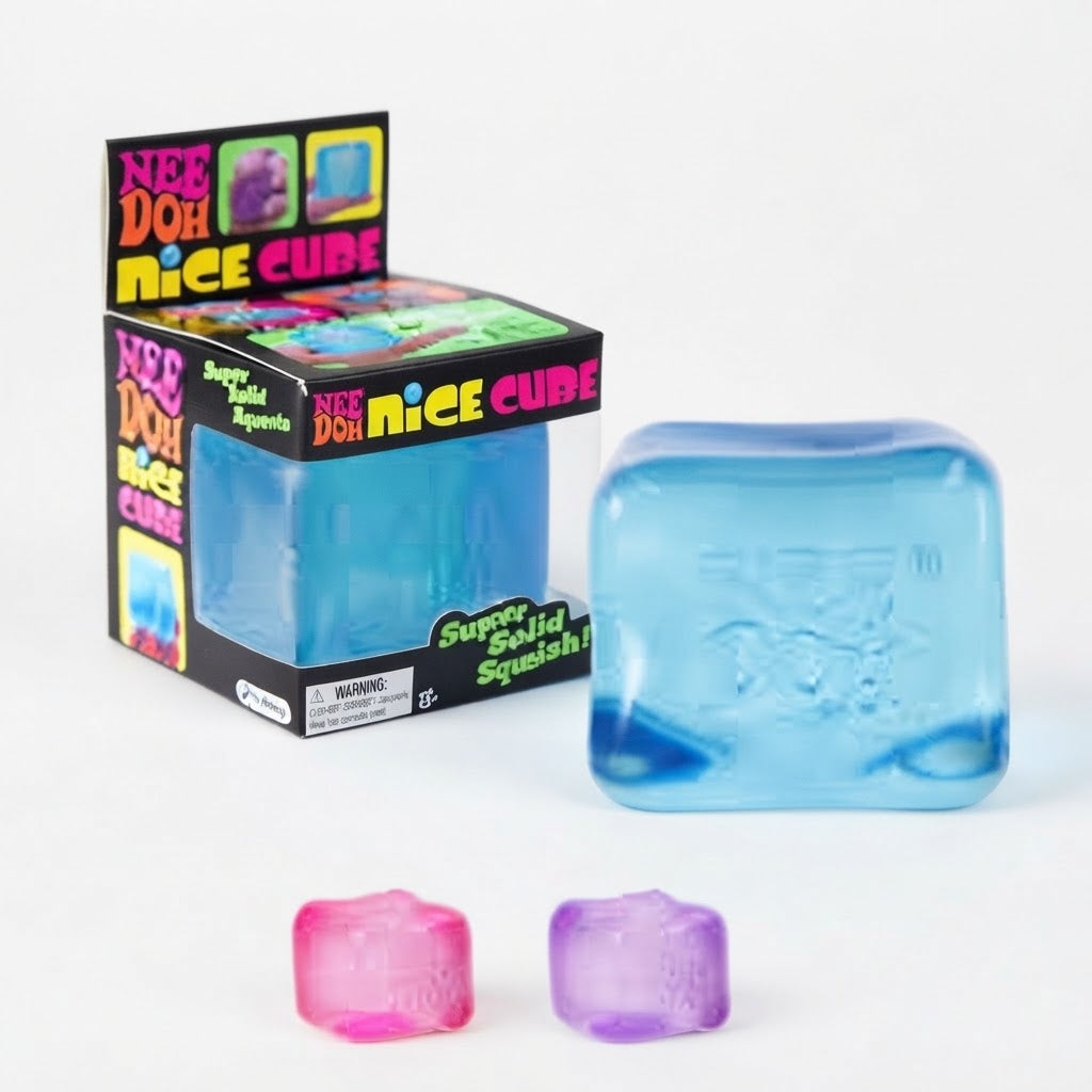 Vezmora NeeDoh Nice Cube Super Solid Squish Fidget Toy - Vezmora