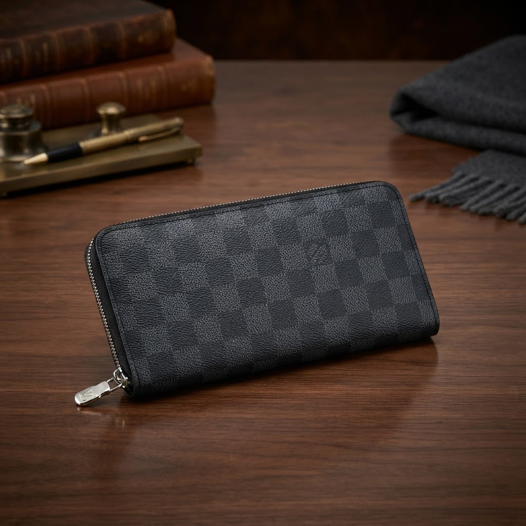 Vezmora Louis Vuitton Damier Graphite Canvas Zippy Wallet - Vezmora