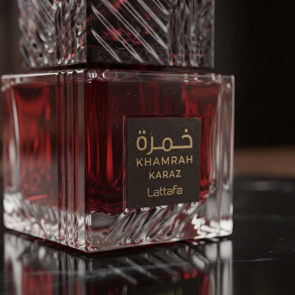 Lattafa Khamrah Karaz Eau de Parfum - Luxury Fragrance Spray (100 ml / 3.4 Fl Oz) - Vezmora
