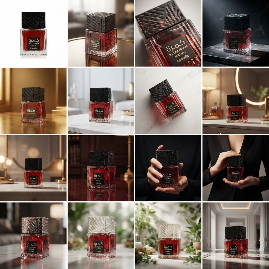 Lattafa Khamrah Karaz Eau de Parfum - Luxury Fragrance Spray (100 ml / 3.4 Fl Oz) - Vezmora