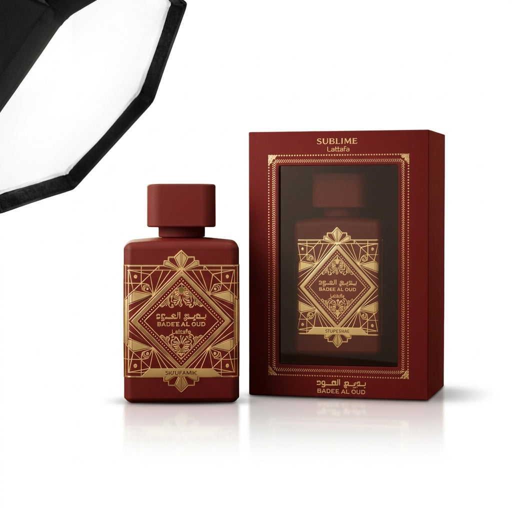 Lattafa Bade'e Al Oud Sublime Eau de Parfum - Luxury Fragrance Spray (100 ml / 3.4 Fl Oz) - Vezmora