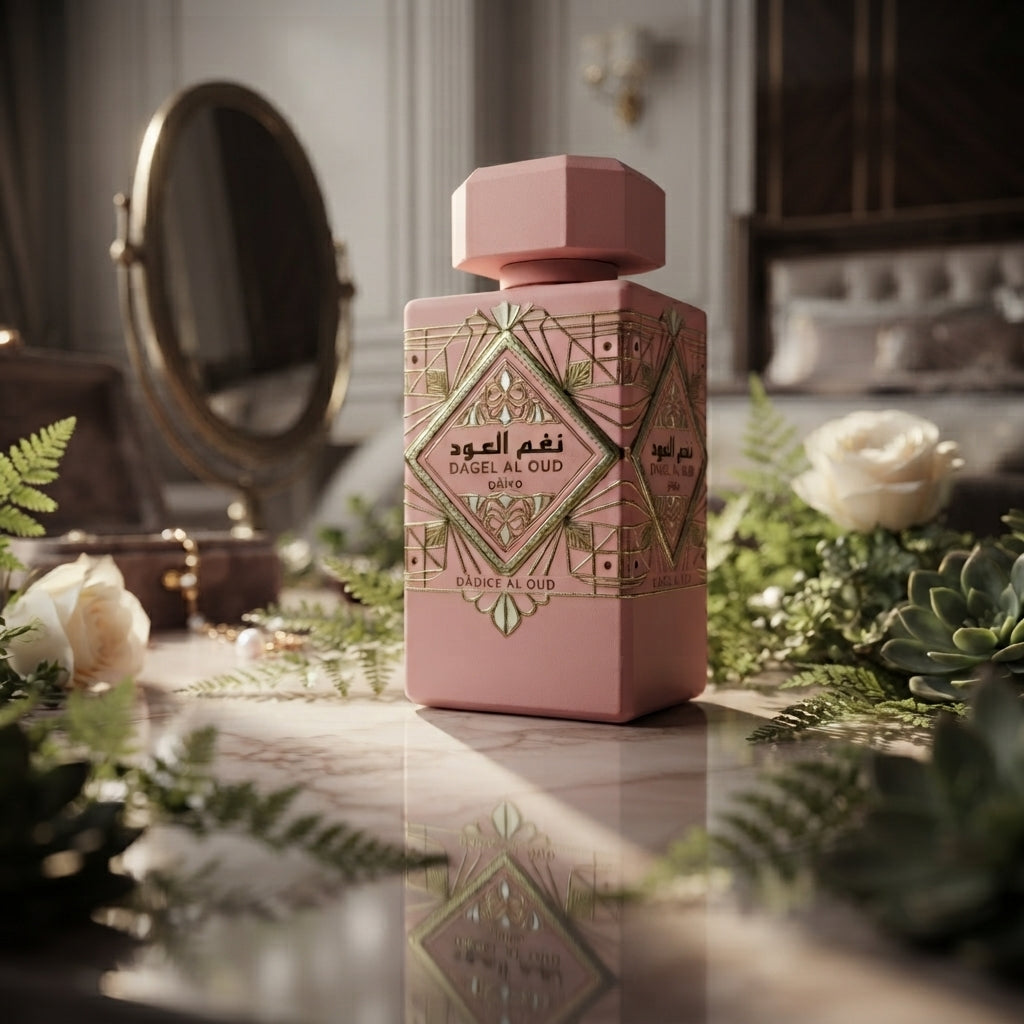 Lattafa Bade'e Al Oud Noble Blush Eau de Parfum - Luxury Fragrance Spray (100 ml / 3.4 Fl Oz) - Vezmora