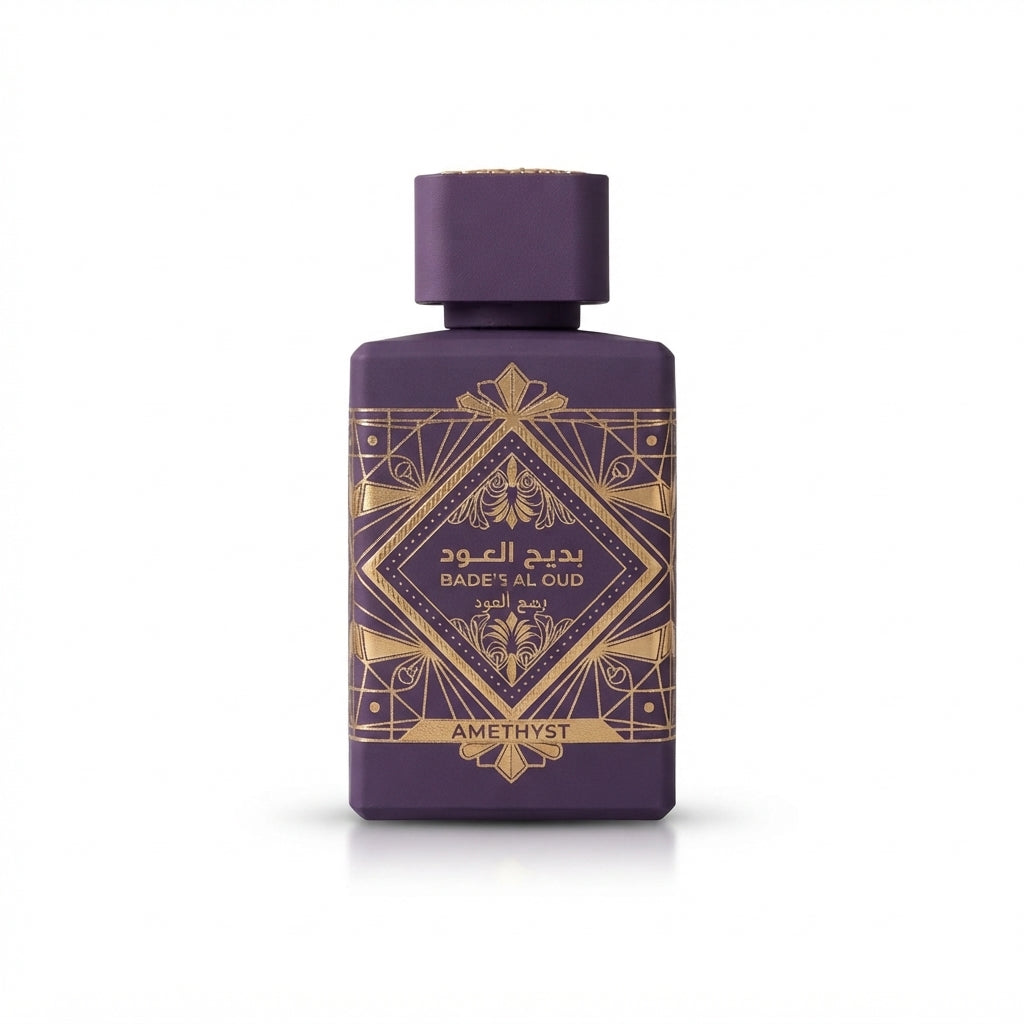 Lattafa Bade'e Al Oud Amethyst Eau de Parfum - Luxury Fragrance Spray (100 ml / 3.4 Fl Oz) - Vezmora