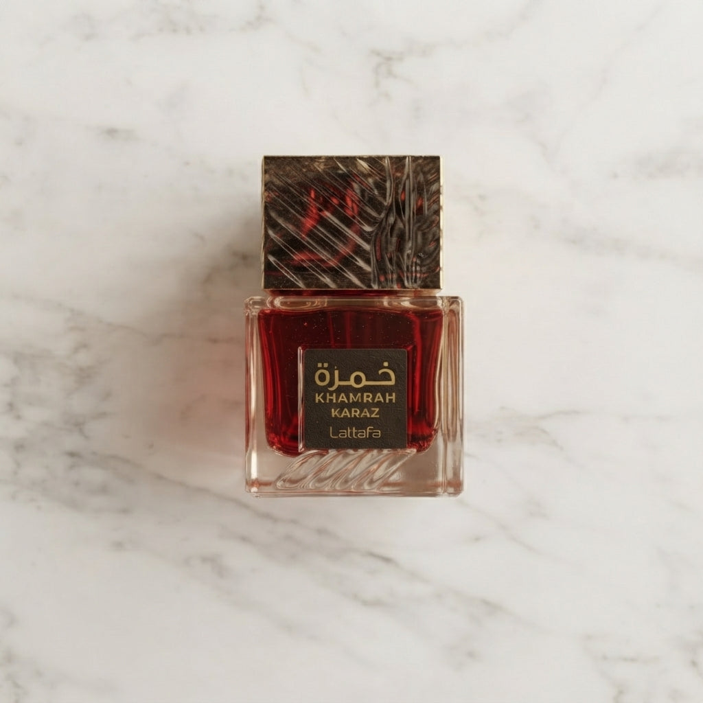 Lattafa Khamrah Karaz Eau de Parfum - Luxury Fragrance Spray (100 ml / 3.4 Fl Oz) - Vezmora