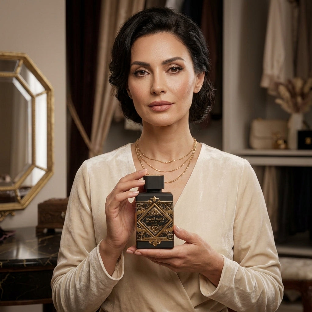Lattafa Bade'e Al Oud Oud For Glory Eau de Parfum - Luxury Fragrance Spray (100 ml / 3.4 Fl Oz) - Vezmora