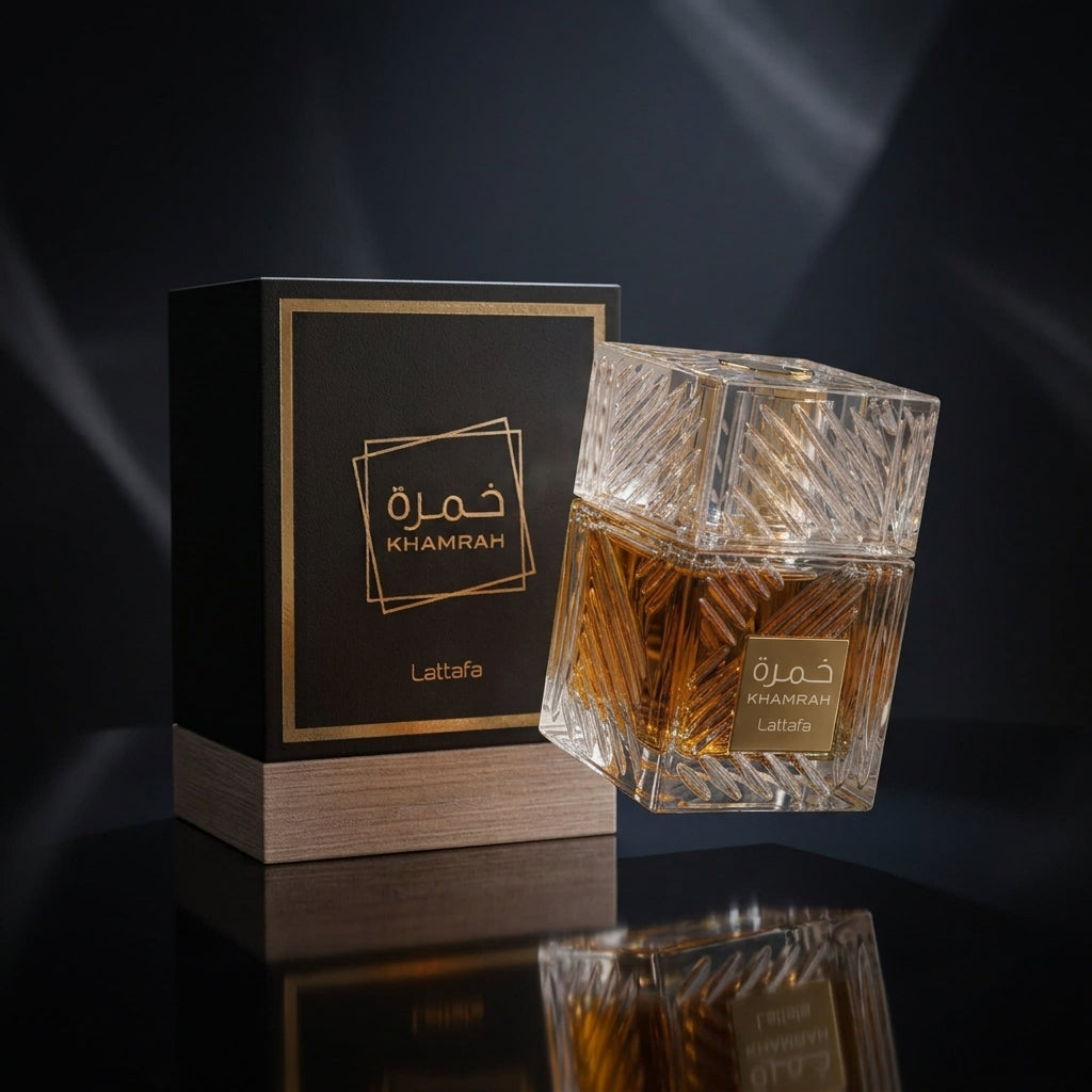 Lattafa Khamrah Eau de Parfum - Luxury Fragrance Spray (100 ml / 3.4 Fl Oz) - Vezmora
