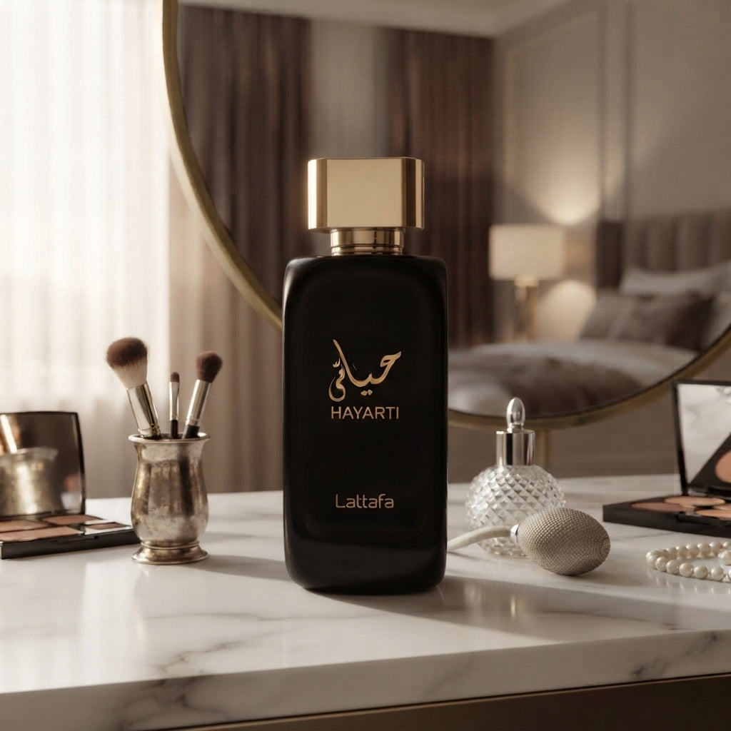 Lattafa Hayaati Hasarti Eau de Parfum - Luxury Fragrance Spray (100 ml / 3.4 Fl Oz) - Vezmora