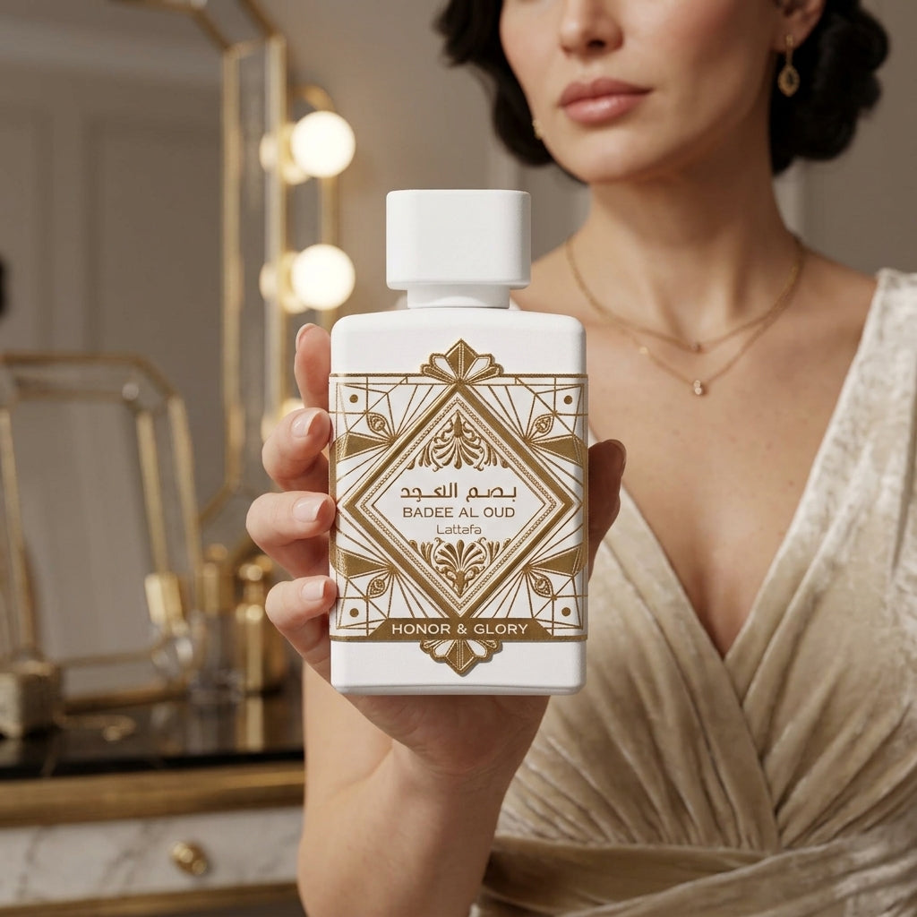Lattafa Honor & Glory Eau de Parfum - Luxury Fragrance Spray (100 ml / 3.4 Fl Oz) - Vezmora