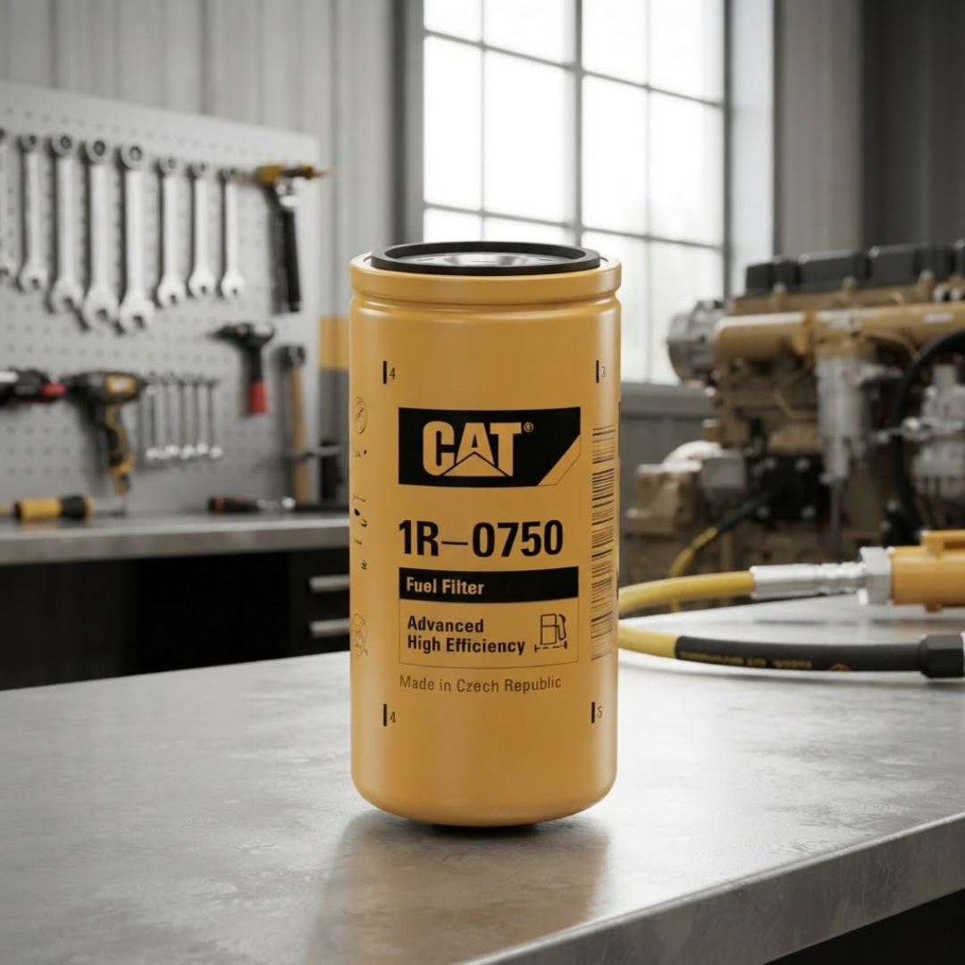 Genuine Caterpillar 1R-0750 Advanced High Efficiency Fuel Filter - Vezmora