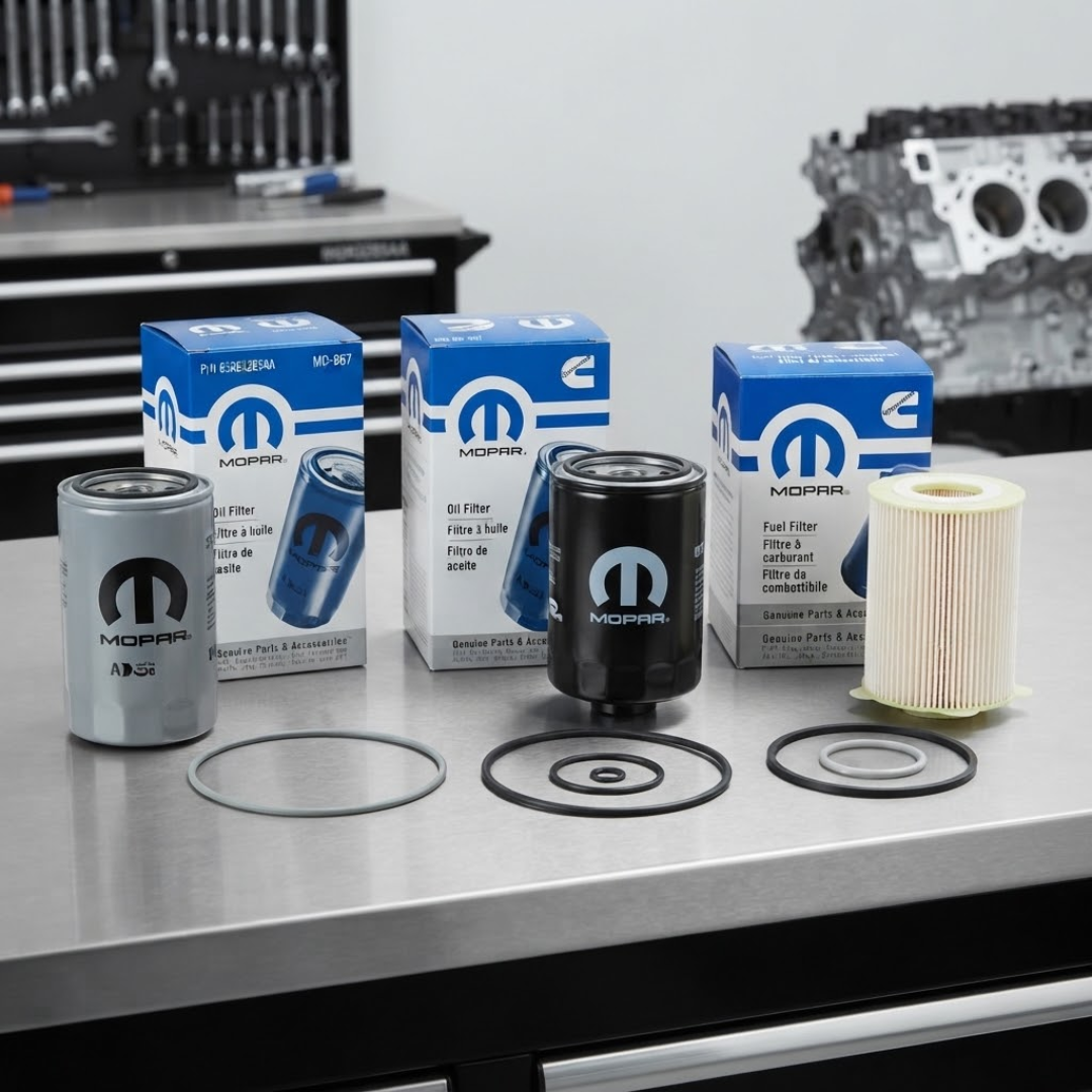 Genuine Mopar 6.7L Cummins Diesel Filter 3-Piece Bundle - 68157291AA, 68197867AB & 05083285AA - Vezmora