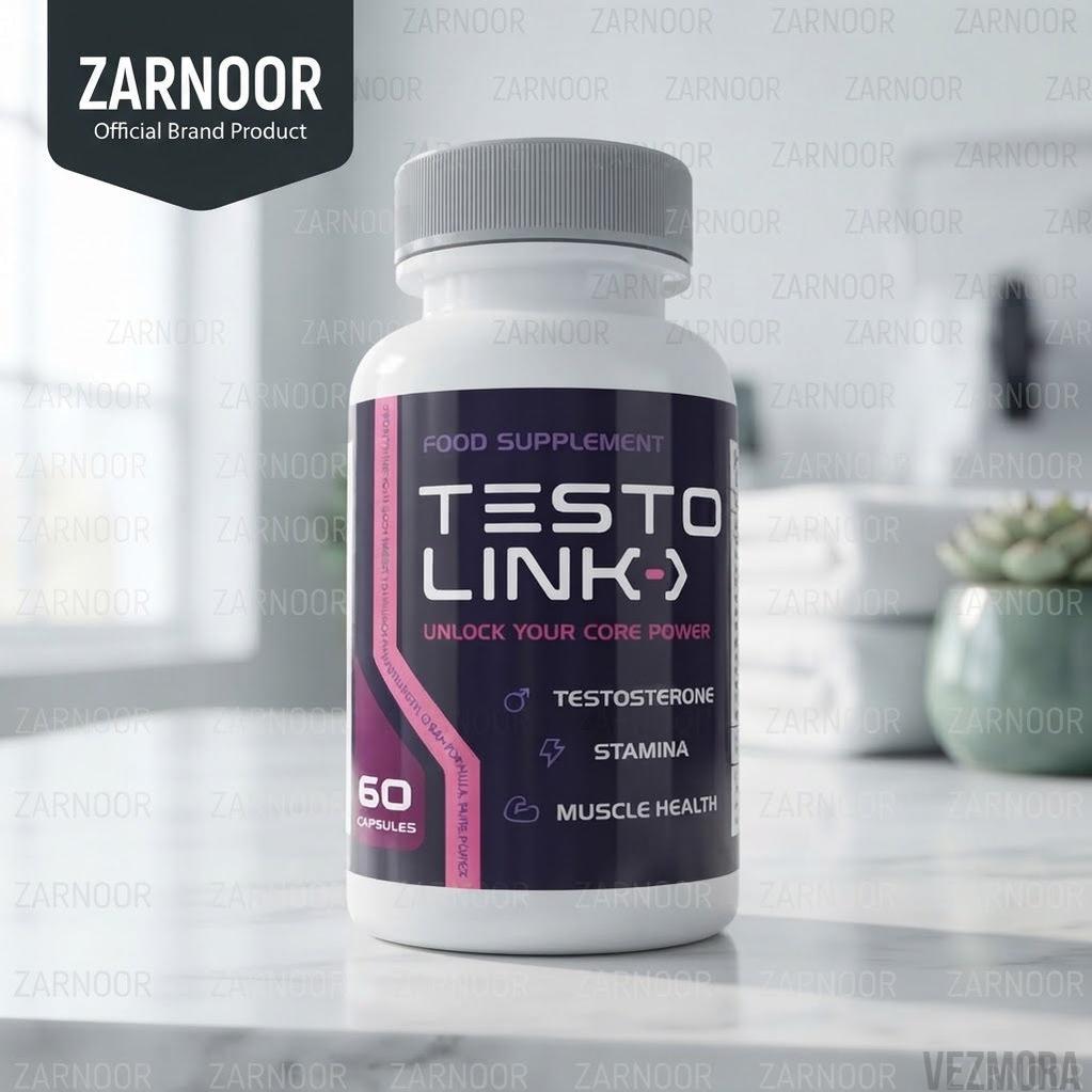 Vezmora Testo Link Unlock Your Core Power Food Supplement - 60 Capsules - Vezmora