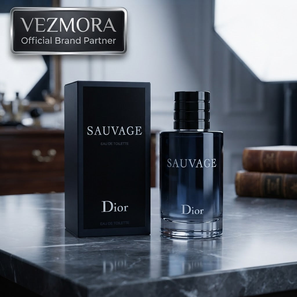 VEZmora Dior Sauvage Eau de Parfum – Men's Citrus & Vanilla Fragrance