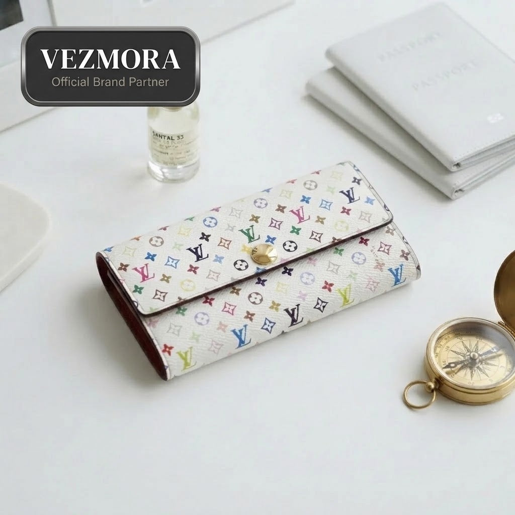Vezmora Louis Vuitton Multicolore Monogram Canvas Sarah Long Wallet