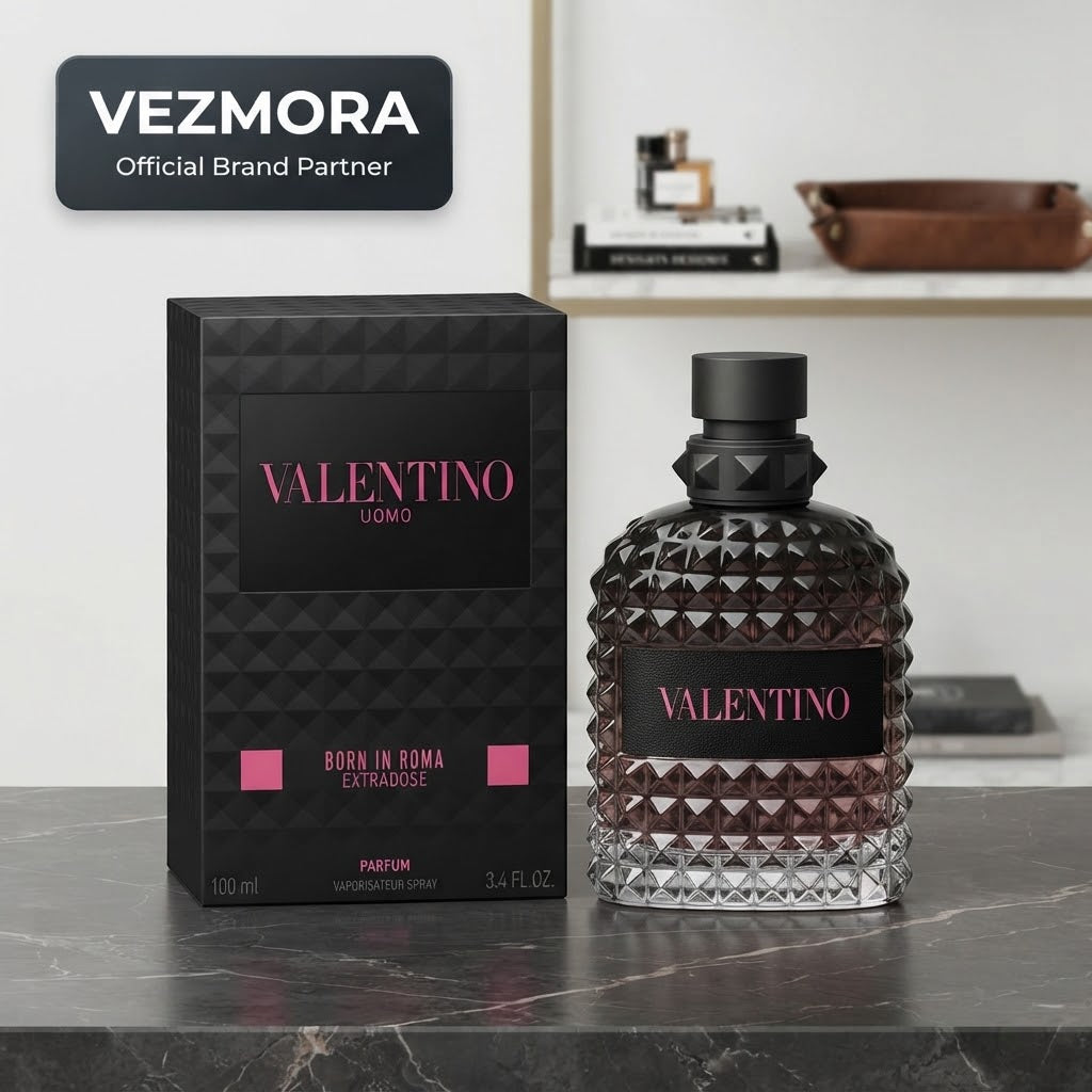 VEZMORA Valentino Uomo Born In Roma Extradose for Men - 3.4 oz Parfum Spray- New Sealed