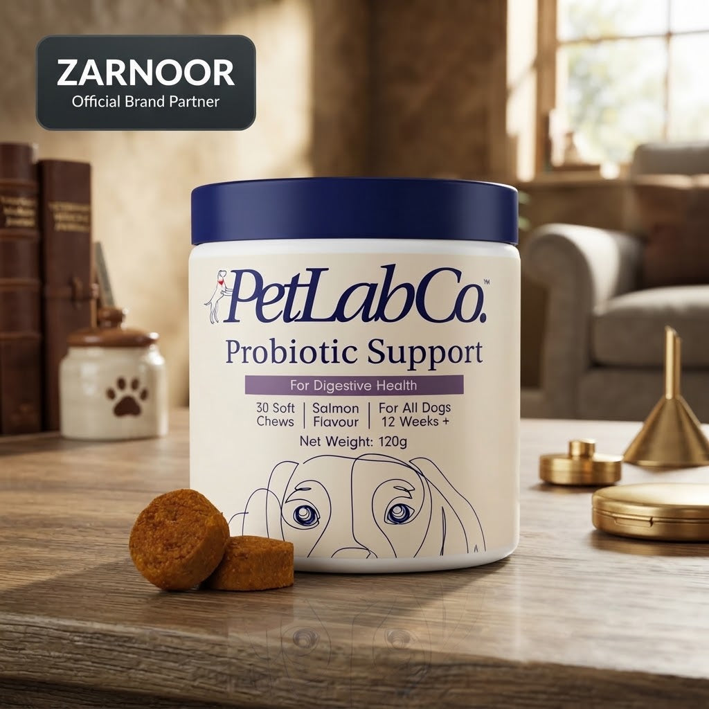PetLab Co. Probiotic Support Soft Chews for Dogs, Salmon Flavour (30 Soft Chews) - Vezmora
