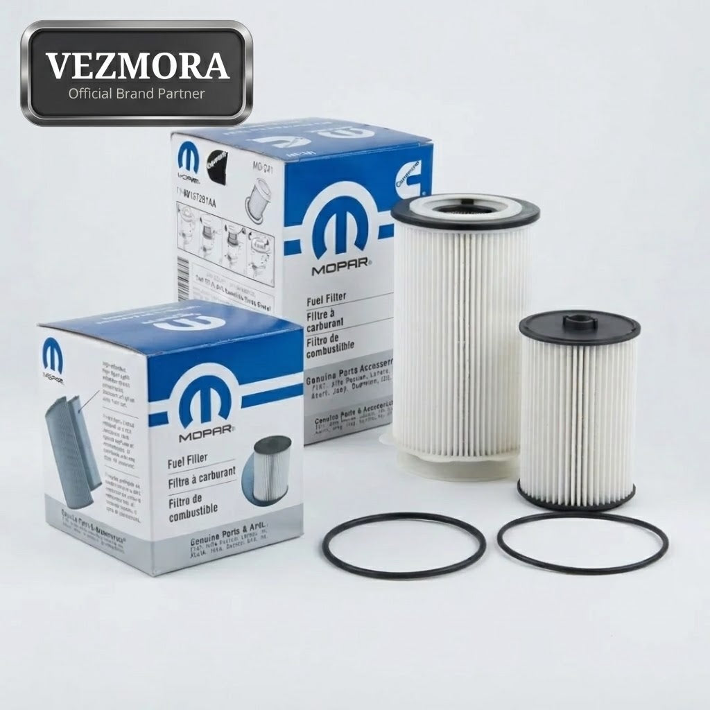 VEZmora Genuine Mopar Cummins Dual Fuel Filter Set - 68157291AA & 68436631AA (2019-2024)