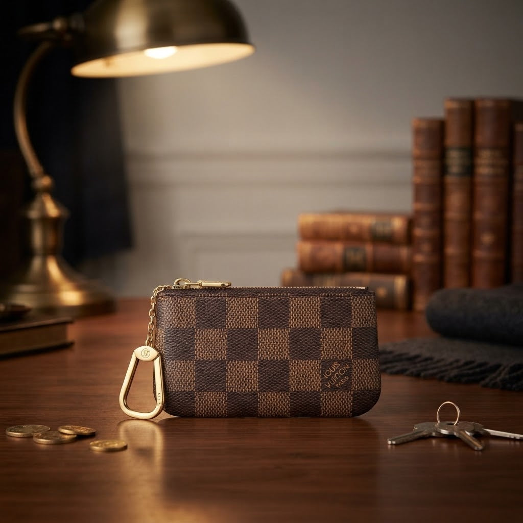 Vezmora Louis Vuitton Damier Ebene Canvas Key Pouch / Cles - Vezmora