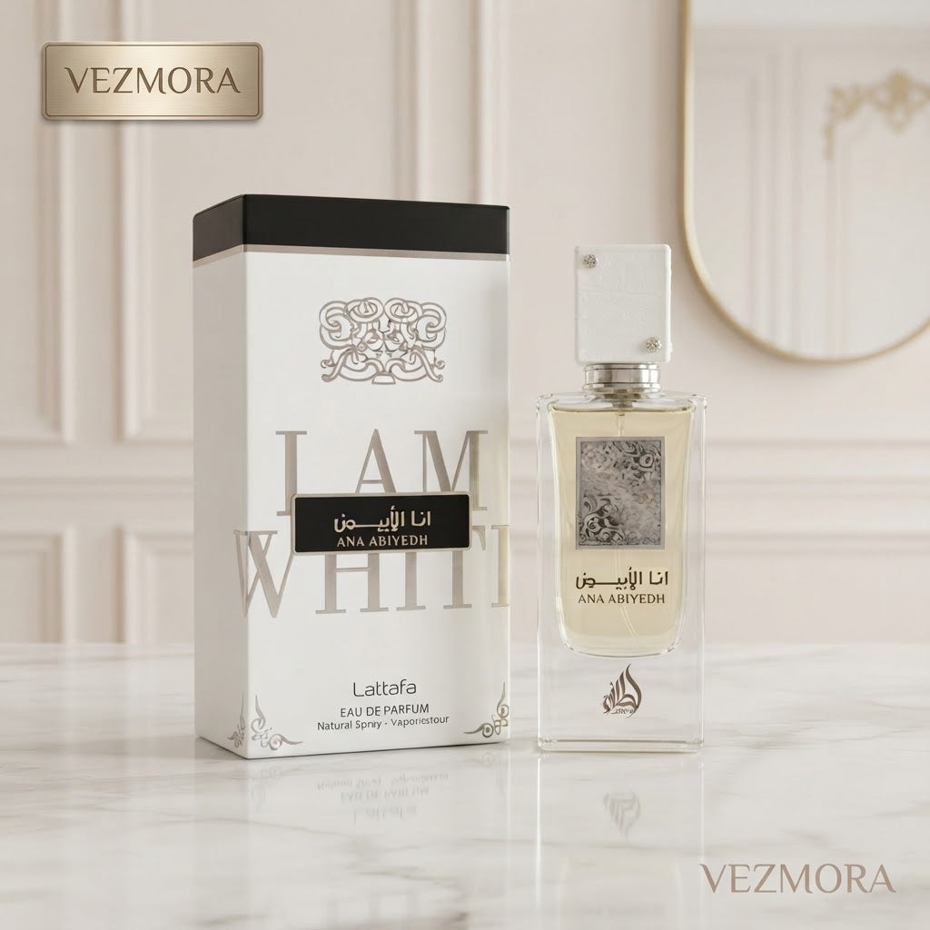 Lattafa Ana Abiyedh White Eau de Parfum | Luxury Long-Lasting Arabic Fragrance