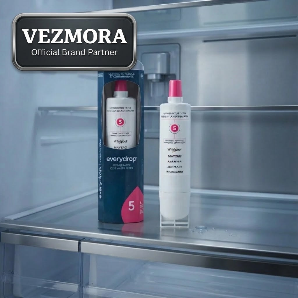 VEZmora everydrop® by Whirlpool Ice & Water Refrigerator Filter 5, Single-Pack - EDR5RXD1