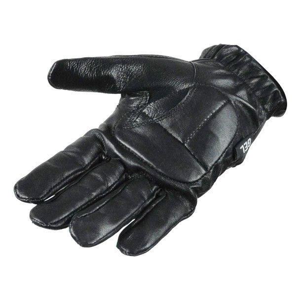 Vance GL2091 Mens Black Gel Palm Leather Driving Gloves