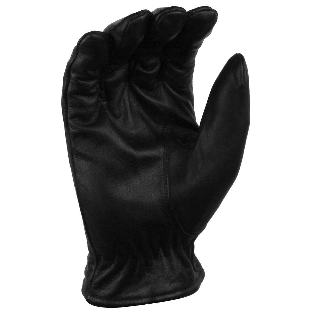 Vance GL2054 Mens Black Summer Biker Leather Motorcycle Riding Gloves