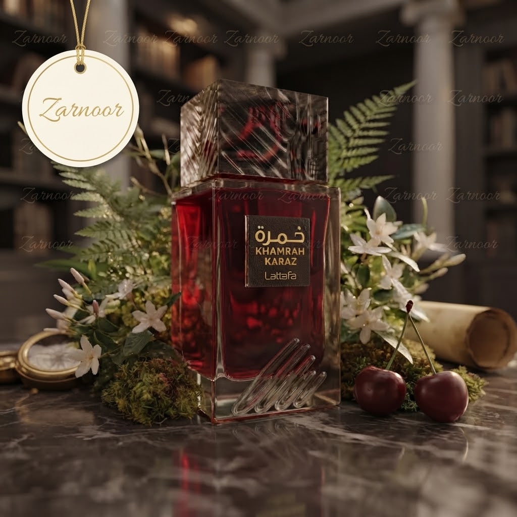 Lattafa Khamrah Karaz Eau de Parfum - Luxury Fragrance Spray (100 ml / 3.4 Fl Oz) - Vezmora