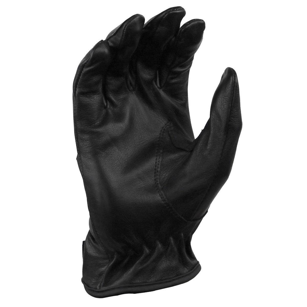 Vance VL440 Mens Black Unlined Leather Driving Gloves