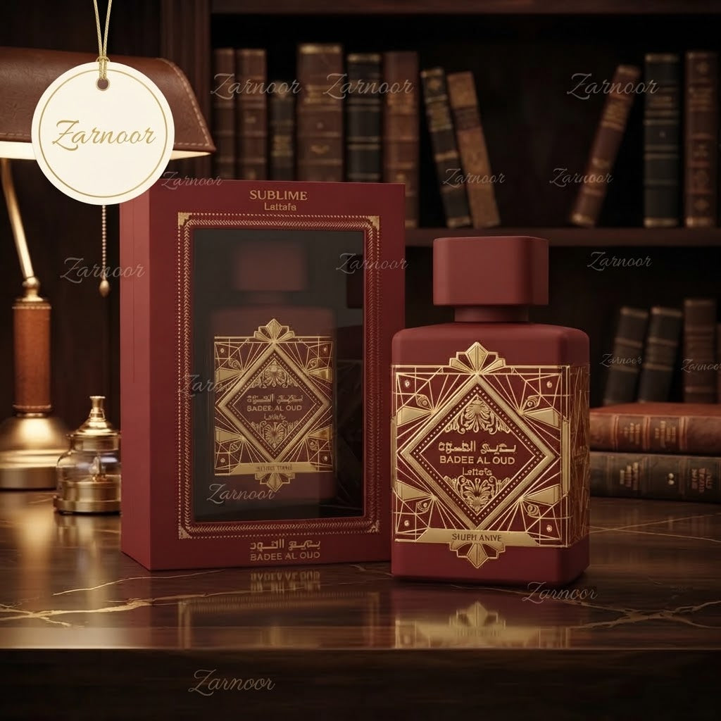 Lattafa Bade'e Al Oud Sublime Eau de Parfum - Luxury Fragrance Spray (100 ml / 3.4 Fl Oz) - Vezmora