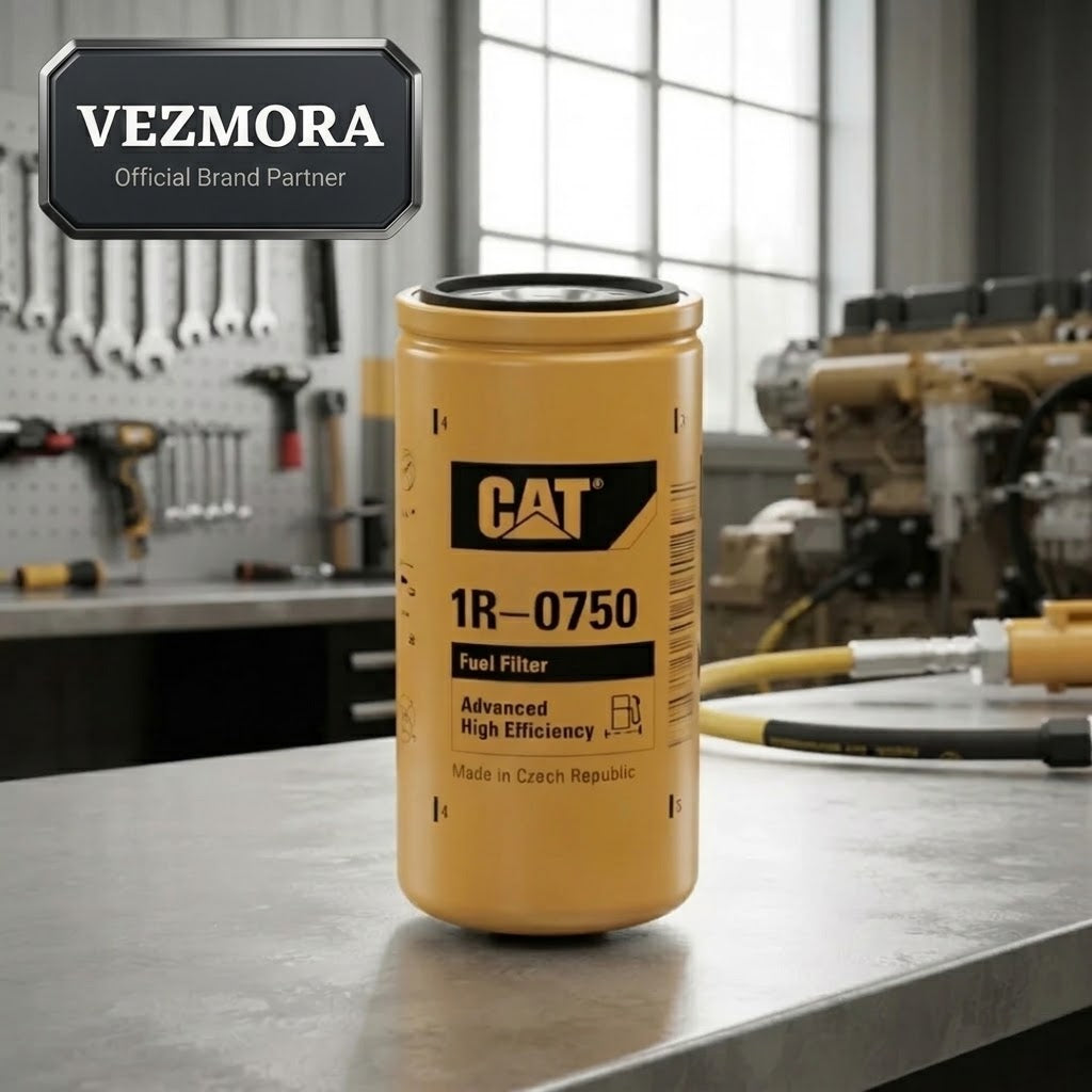 VEZmora Genuine Caterpillar 1R-0750 Advanced High Efficiency Fuel Filter