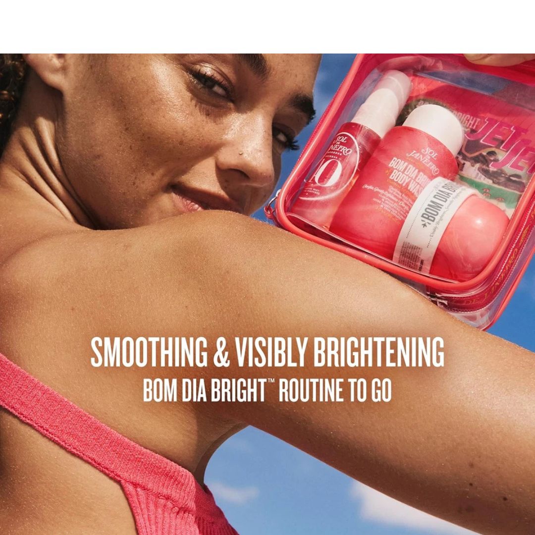 Vezmora Sol de Janeiro Bom Dia Bright Jet Set – Travel Size Body Care & Perfume Set