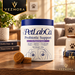 VEZmora PetLab Co. Probiotic Support Soft Chews for Dogs, Salmon Flavour (30 Soft Chews)