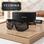 Vezmora Prada Sport Linea Rossa Shield Sunglasses with Case