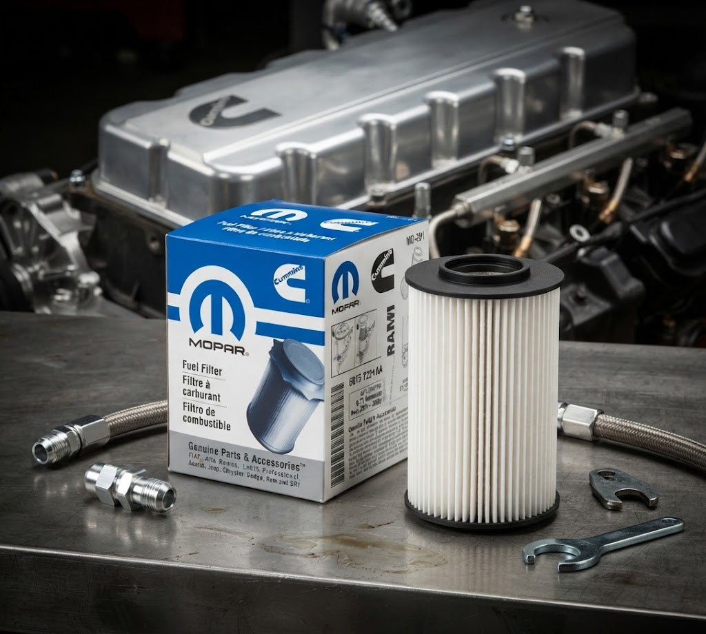 Genuine Mopar Cummins Fuel Filter Element - 68157291AA - Vezmora