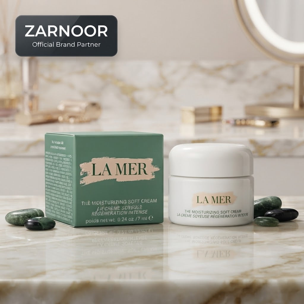 Vezmora La Mer The Moisturizing Soft Cream (La Crème Soyeuse Régénération Intense), poids net wt. 0.24 oz. / 7 ml e - Vezmora