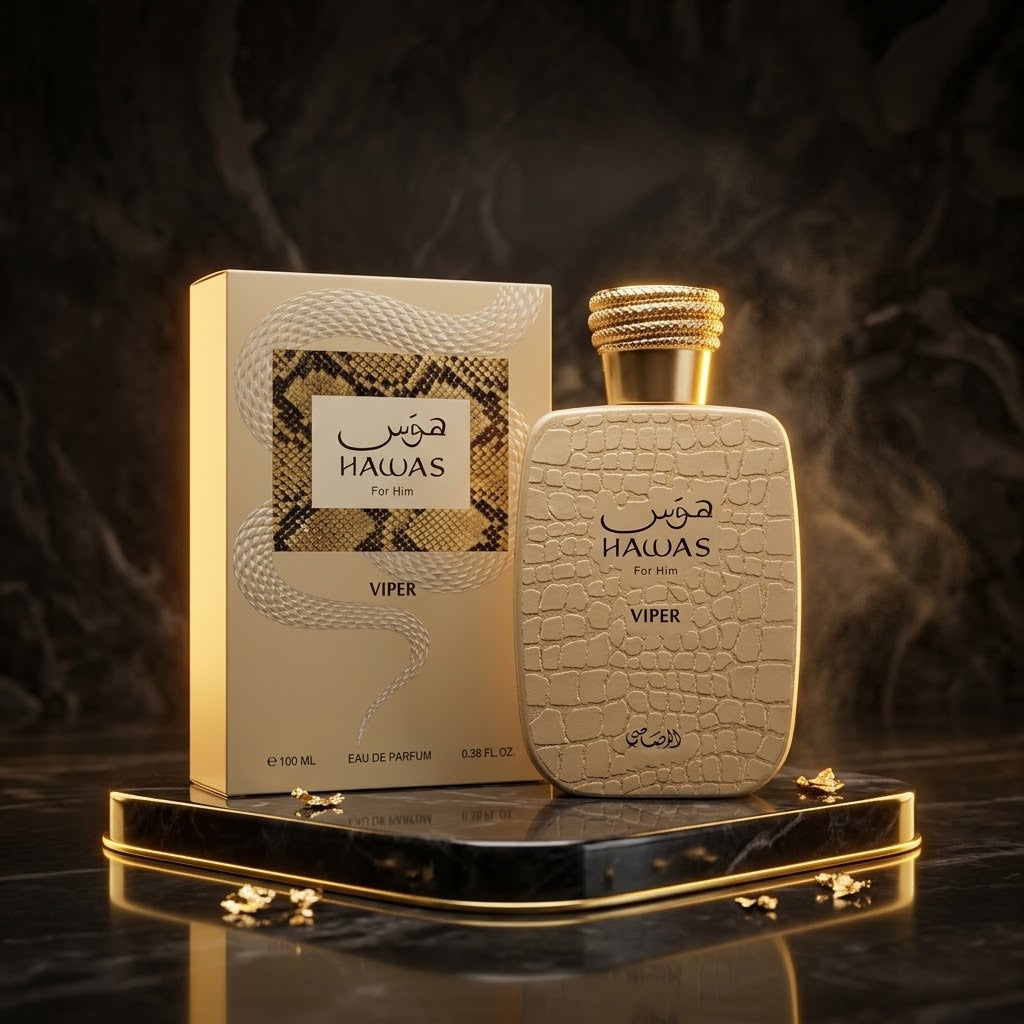 Rasasi Hawas Viper Eau de Parfum for Him – 100ml / 3.4 oz | VEZMORA Official Brand Partner
