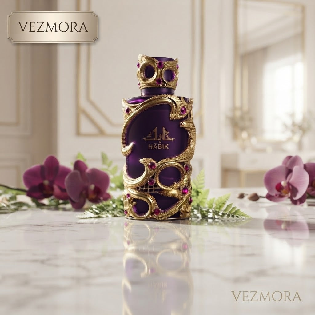 VEZmora Lattafa Habik Eau de Parfum - Luxury Fragrance Spray (100 ml / 3.4 Fl Oz)
