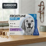 Vezmora Frontline Spot On Flea, Tick & Lice Treatment for Large Dogs (20-40 kg) - 3 Pipettes - Vezmora