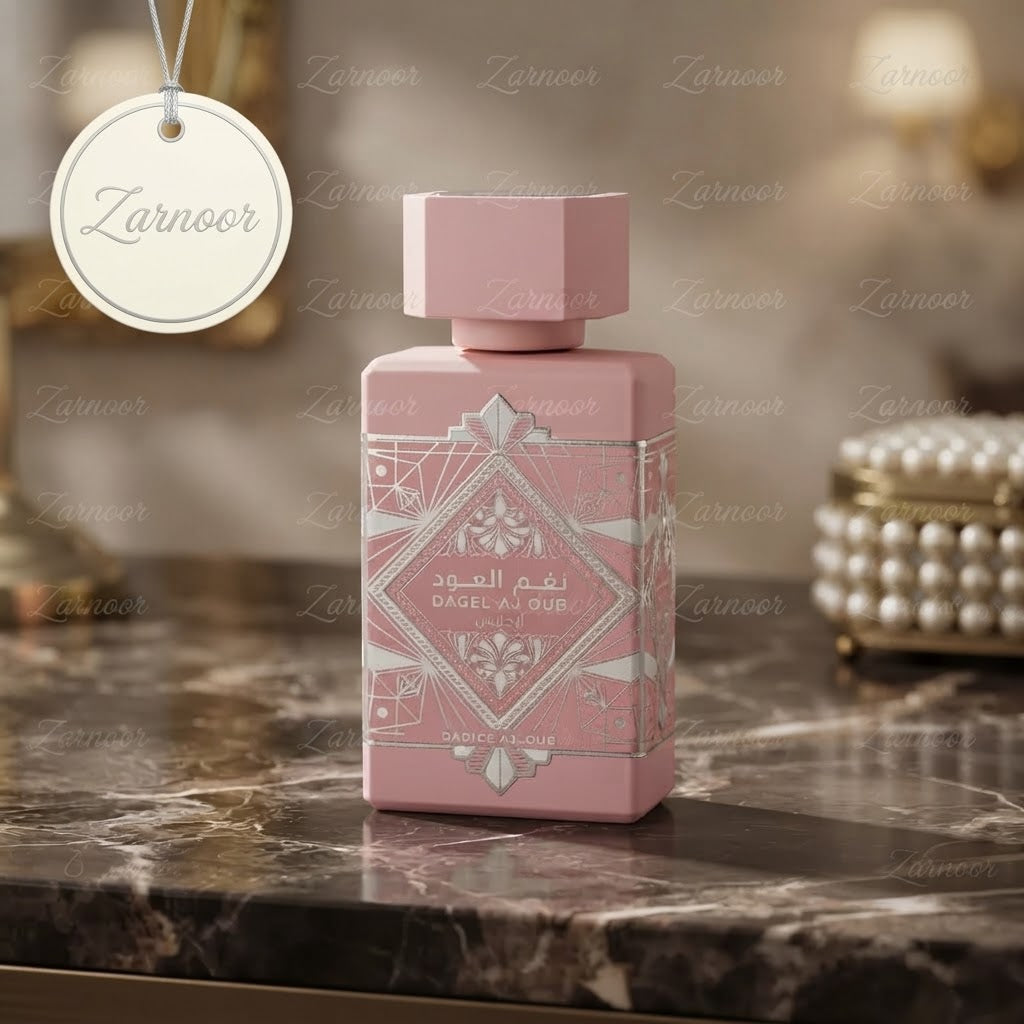 Lattafa Bade'e Al Oud Noble Blush Eau de Parfum - Luxury Fragrance Spray (100 ml / 3.4 Fl Oz) - Vezmora