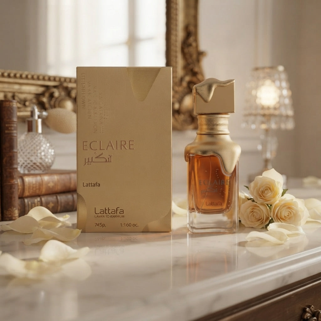 Lattafa Eclaire Gold Edition Eau de Parfum - Luxury Fragrance Spray (100 ml / 3.4 Fl Oz) - Vezmora